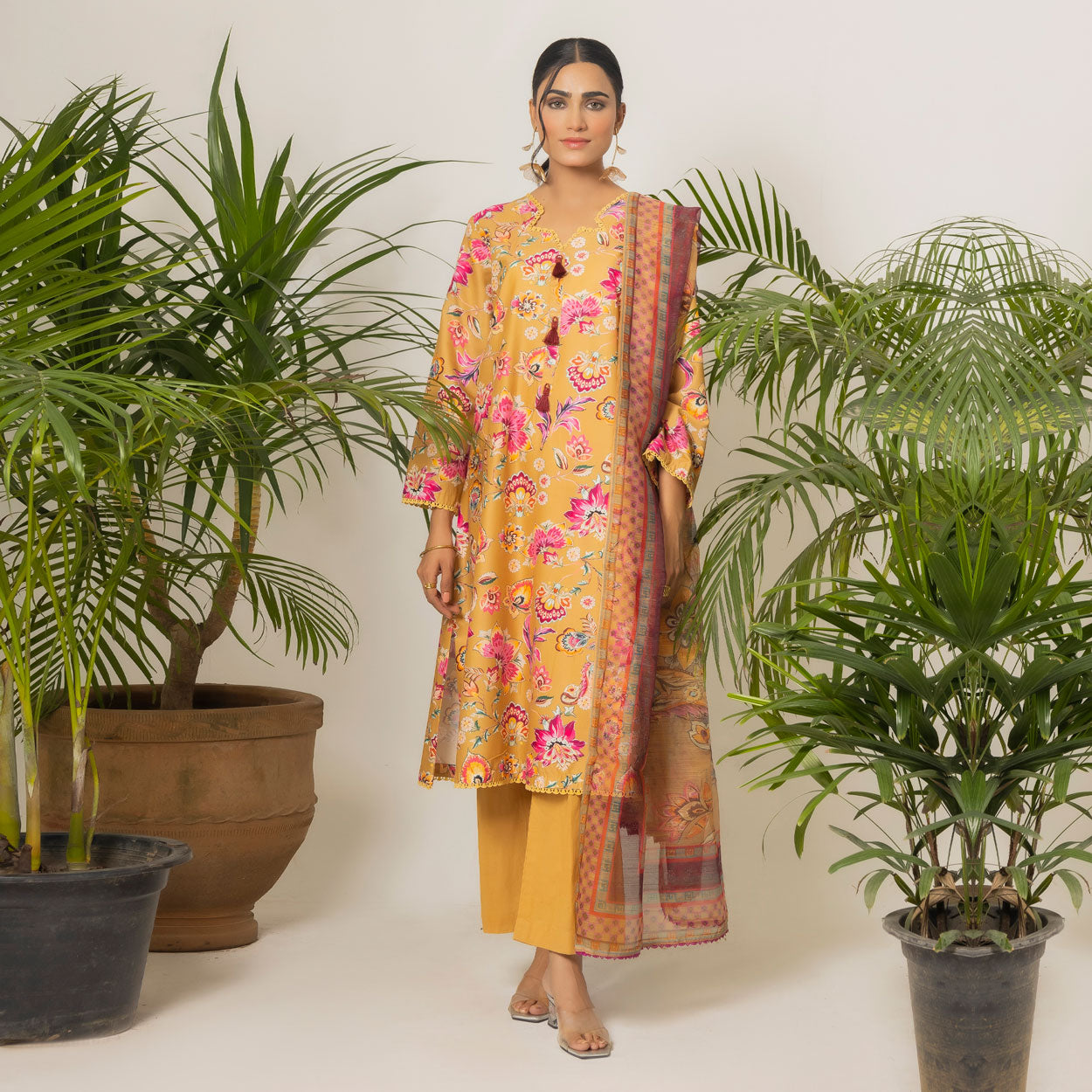 Marigold Muse 3-Piece Lawn – AB0017