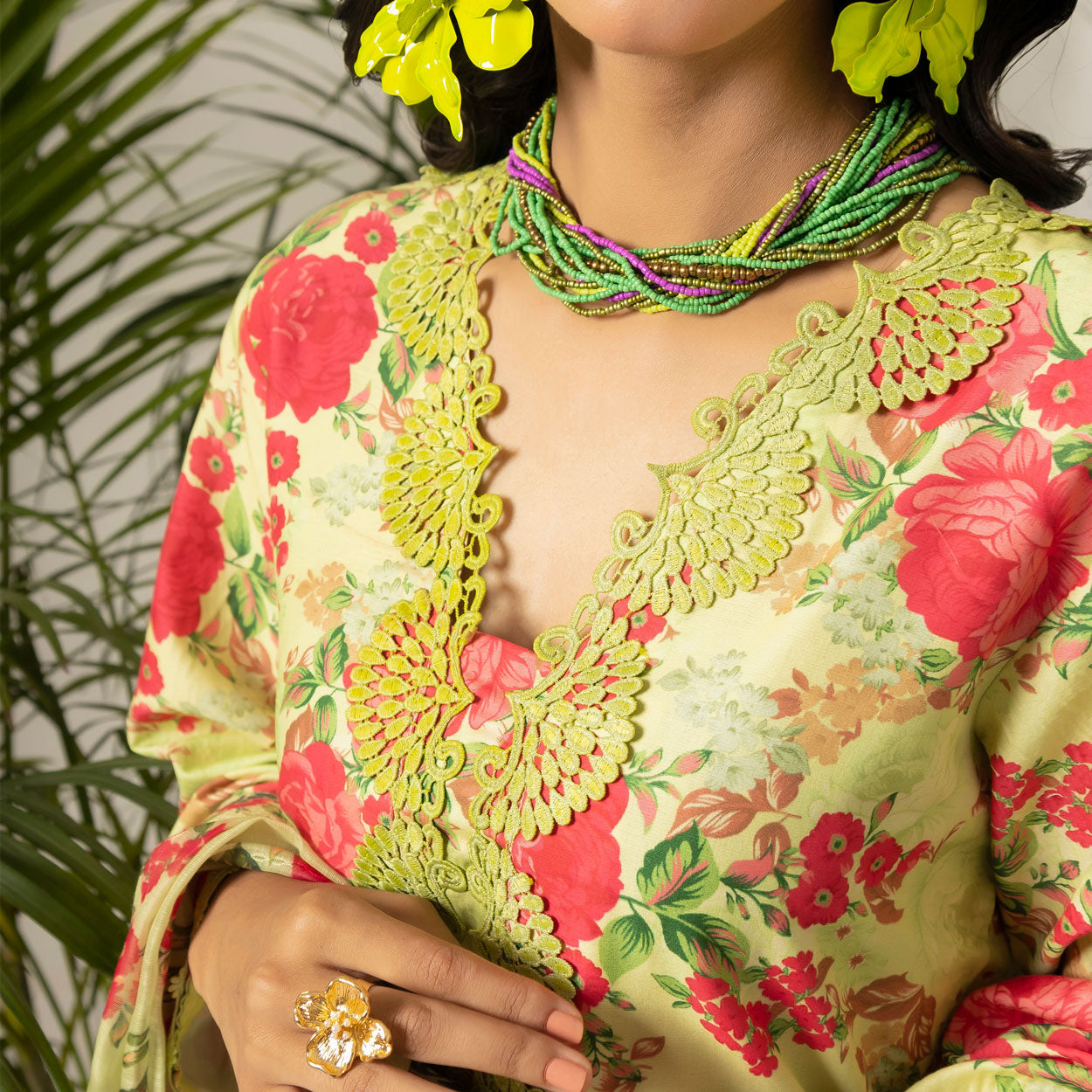 Floral 3-Piece Lawn – AB0001