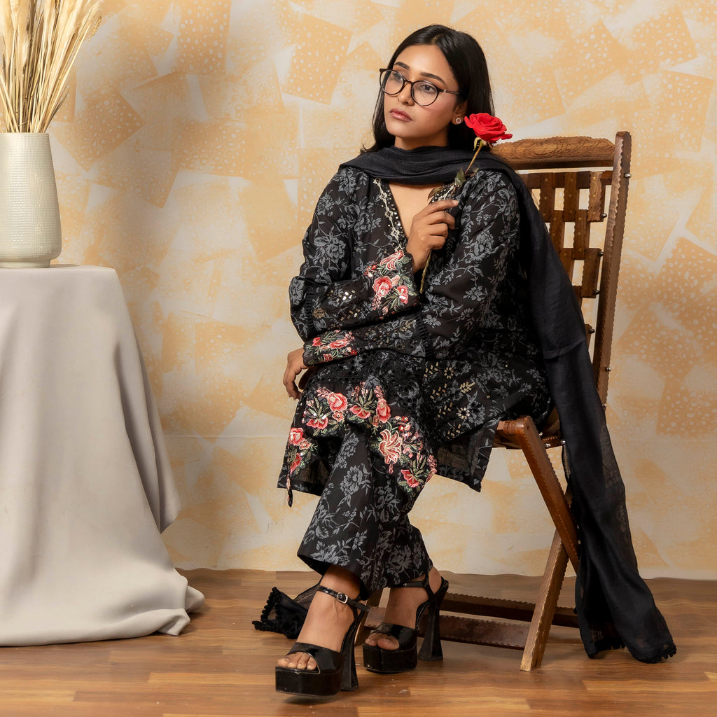 Midnight Rose 3PC – AB0028