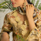 Amber Glow 3-Piece Lawn – AB0016