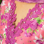 Pink Floral 3-Piece Lawn – AB0002