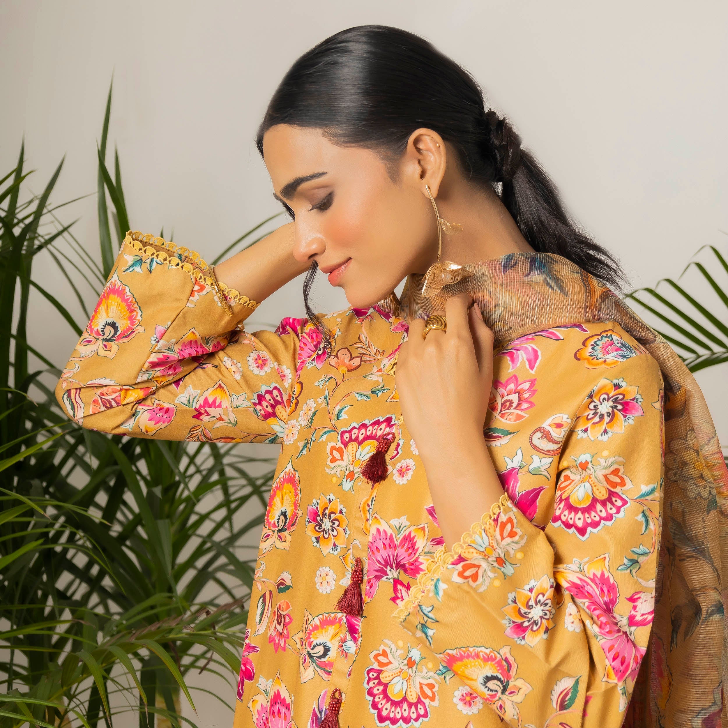 Marigold Muse 3-Piece Lawn – AB0017