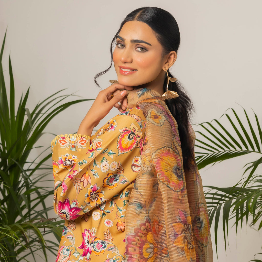 Marigold Muse 3-Piece Lawn – AB0017