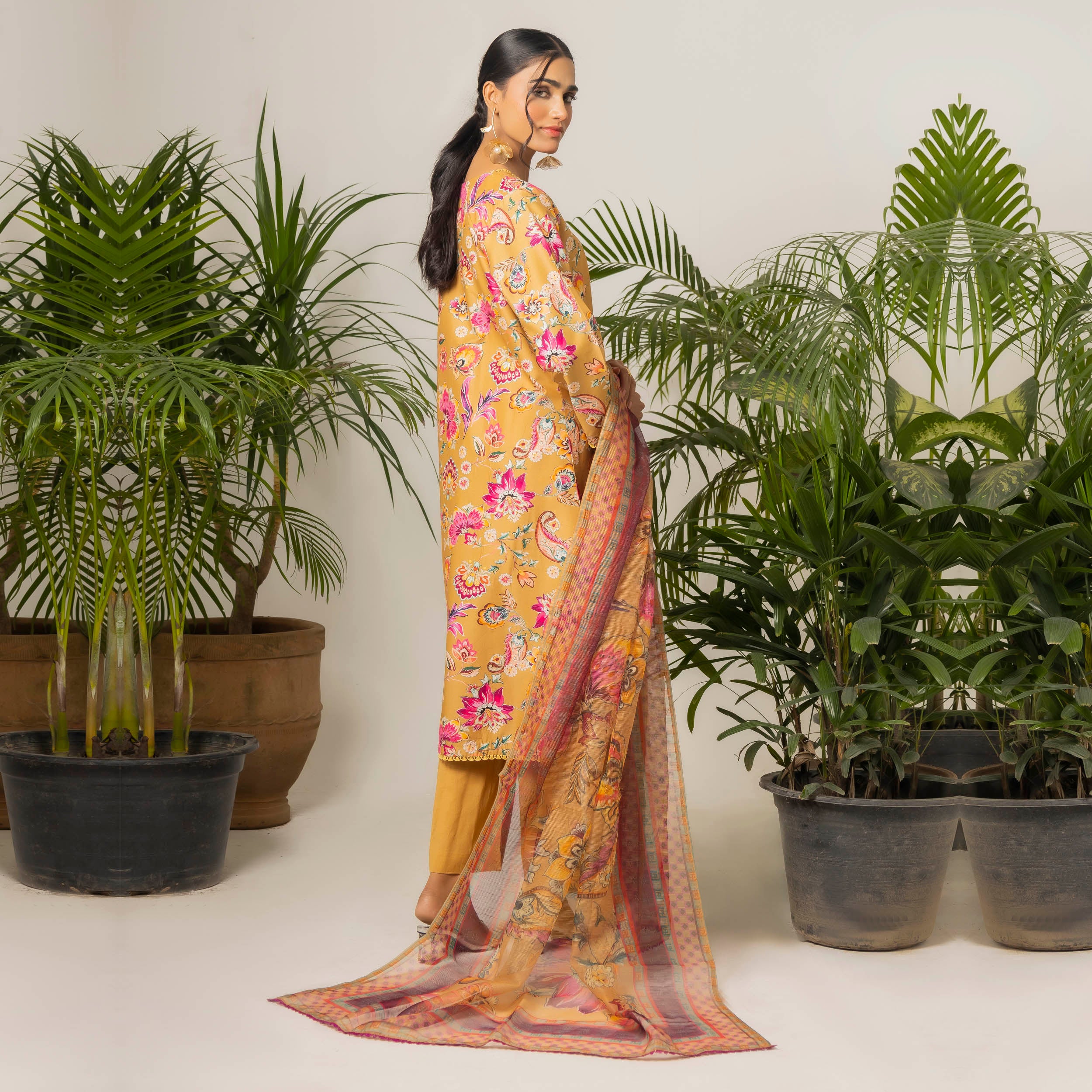 Marigold Muse 3-Piece Lawn – AB0017