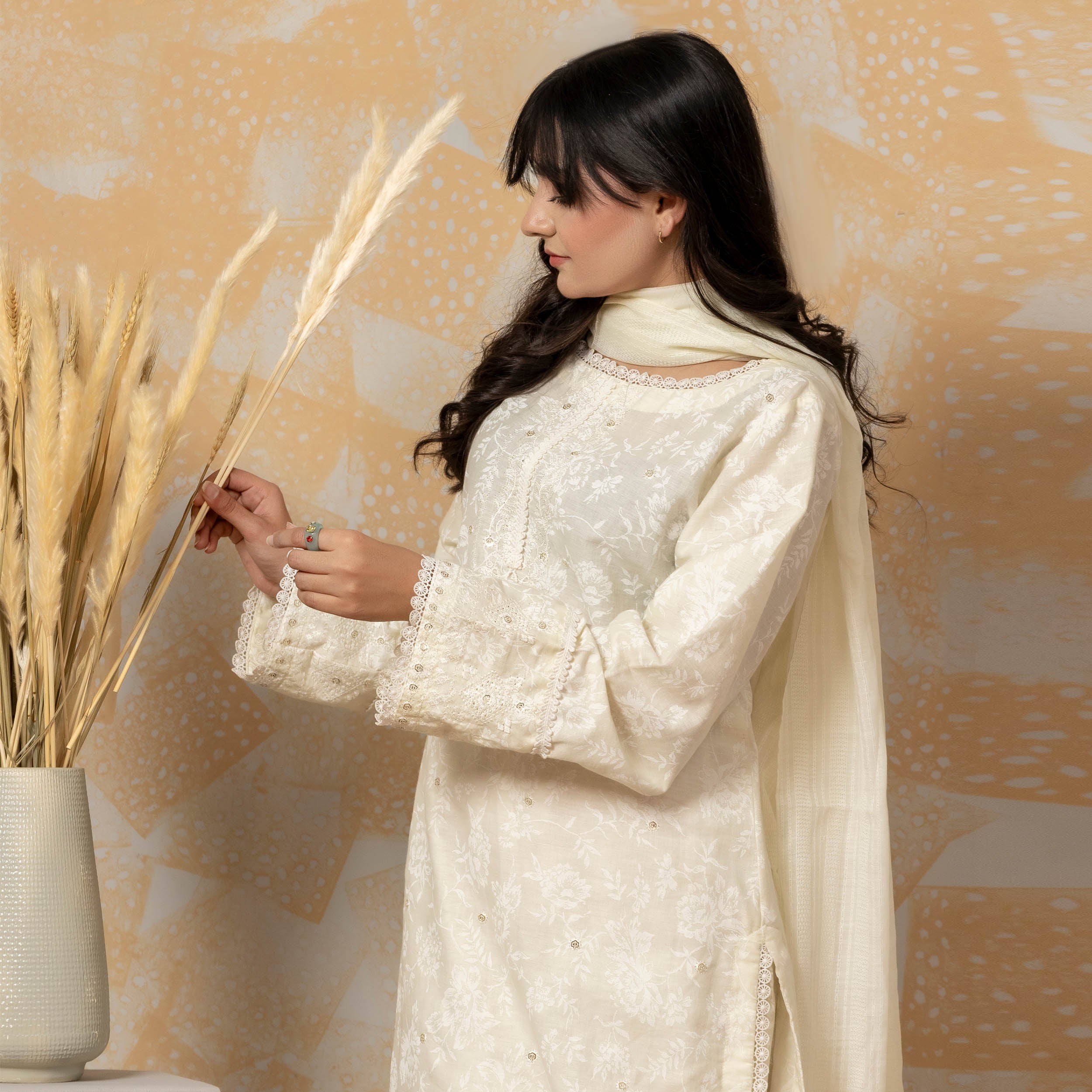 Ivory Grace 3PC – AB0020