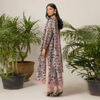 Beige Vine 3-Piece Lawn – AB0004