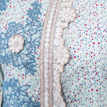 Sea Mist Floral 3-Piece Suit