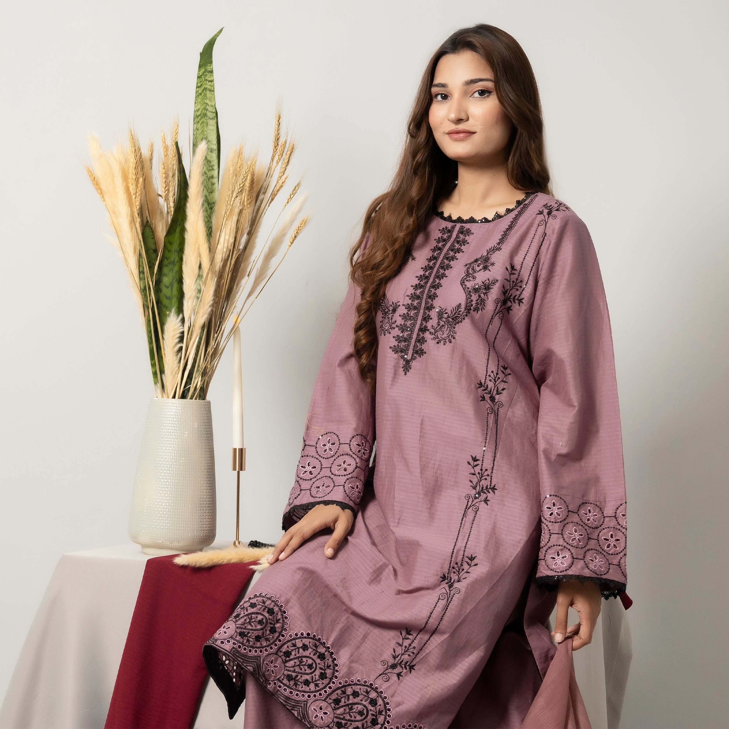 Mauve Majesty 3PC – AB0032