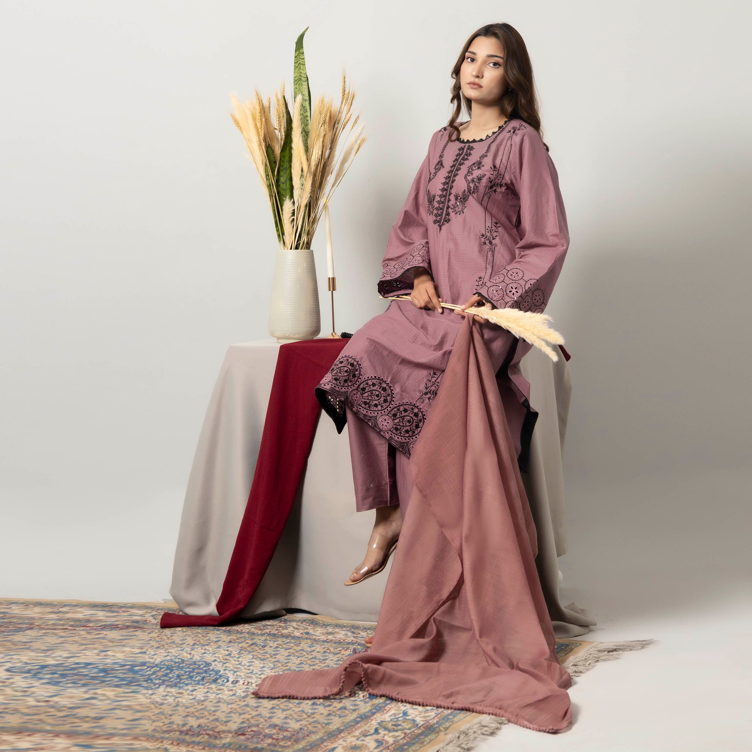 Mauve Majesty 3PC – AB0032