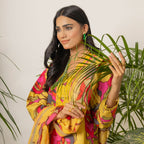 Sunlit Floral 3-Piece Lawn – AB0006