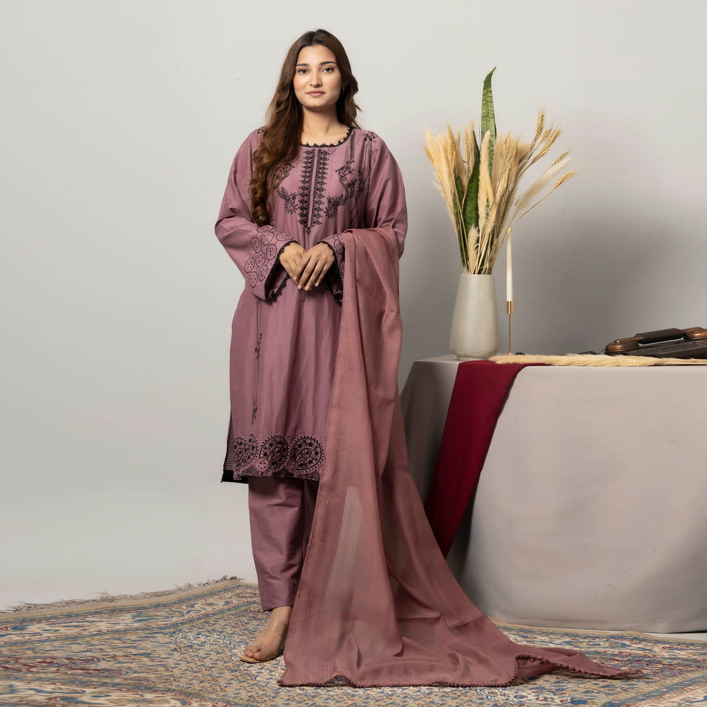 Mauve Majesty 3PC – AB0032