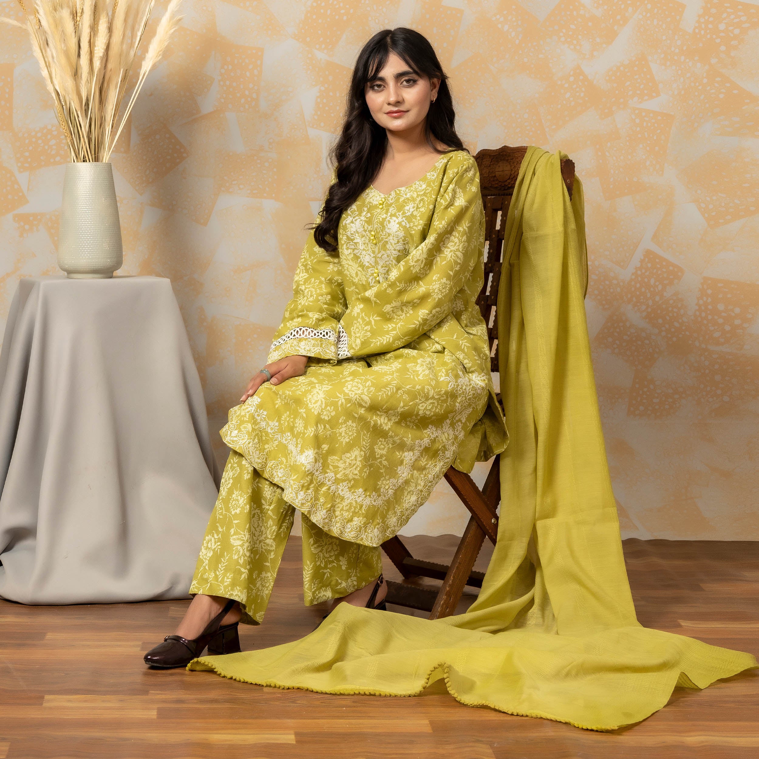 Olive Serenity 3PC – AB0024