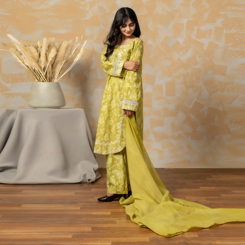 Olive Serenity 3PC – AB0024