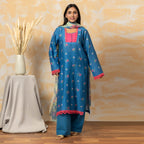 Teal Blossom 3PC – AB0025