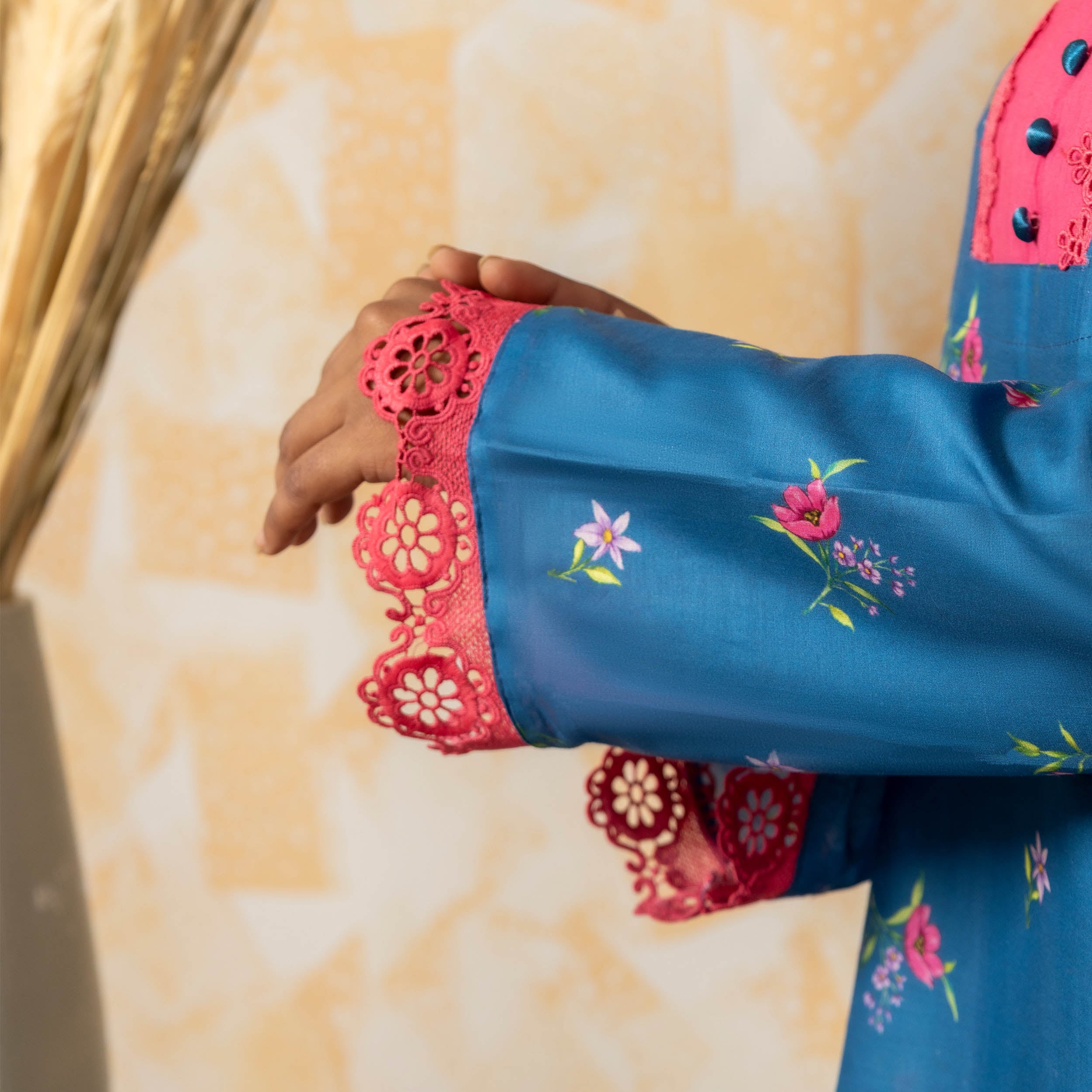 Teal Blossom 3PC – AB0025