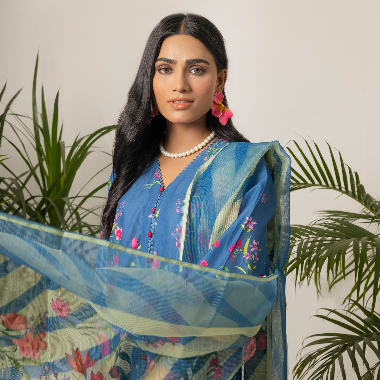 Blue Garden 3-Piece Lawn – AB0008