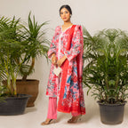 Rosy Charm 3-Piece Lawn – AB0013