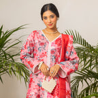 Rosy Charm 3-Piece Lawn – AB0013