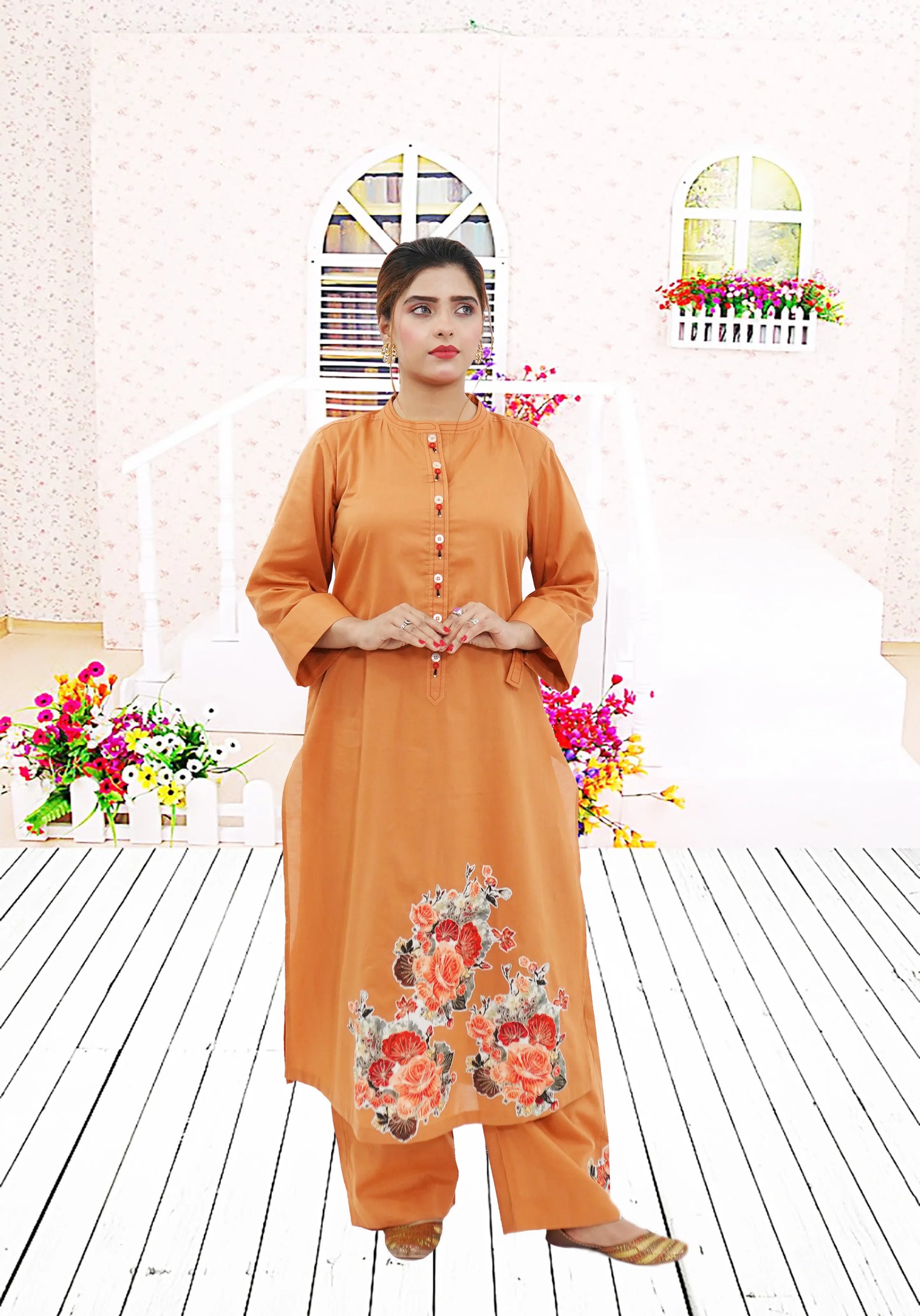 Luxury 3PC Lawn Suit – A Perfect Blend of Elegance & Grace