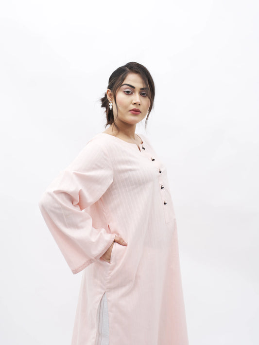 3PC Ivish Suit – Elegant & Chic Dupatta: Printed chiffon dupatta