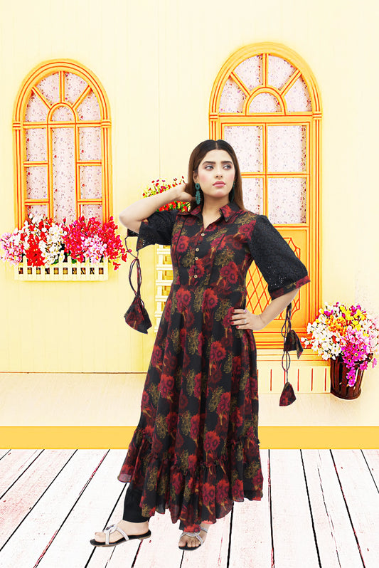 Elegant 3PC Lawn Suit – A Perfect Fusion of Style &amp; Grace