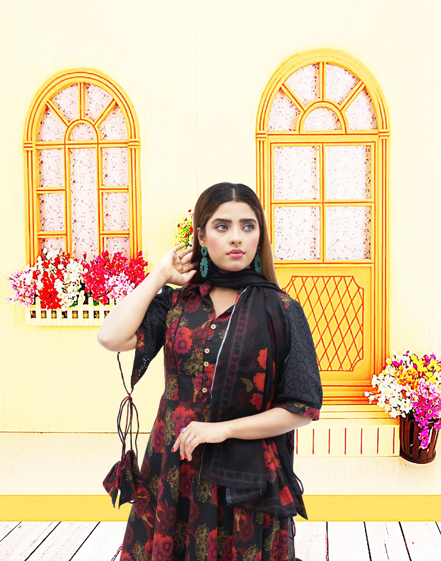 Elegant 3PC Lawn Suit – A Perfect Fusion of Style &amp; Grace