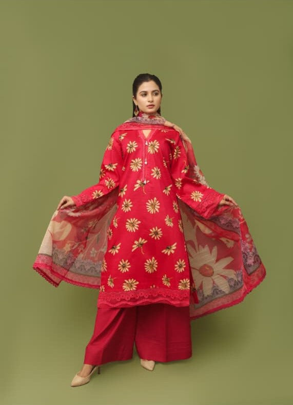 3pc lawn suit