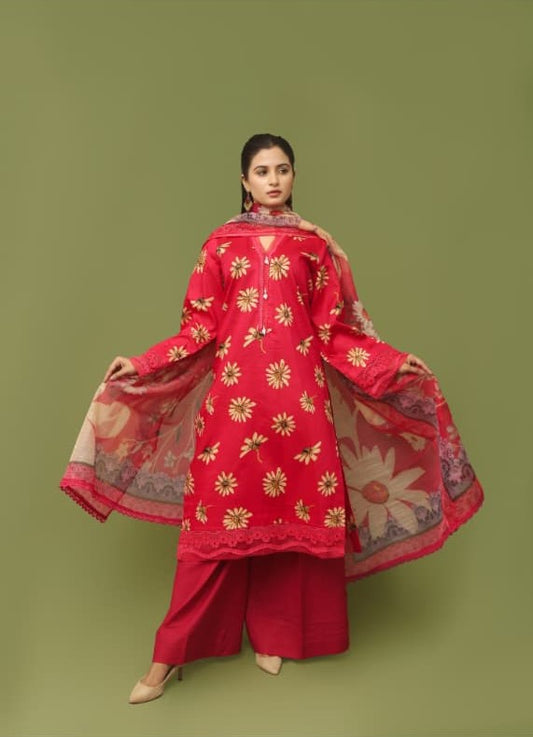 3pc lawn suit