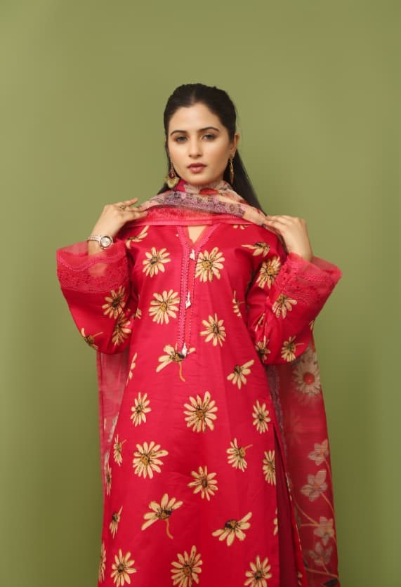 3pc lawn suit